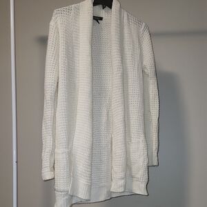 Revamped Open‑Front Knit Cardigan Lightweight Layer Women’s Size M